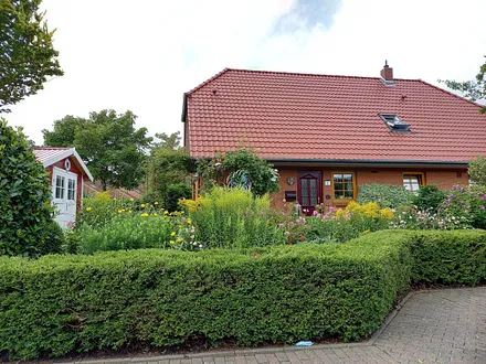 Eingangsseite vom Haus