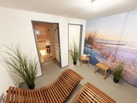 Sauna und Ruheraum