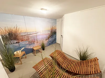 Sauna und Ruheraum