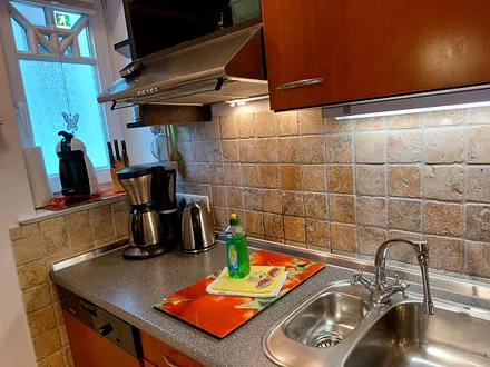 Küchenzeile mit  GS und Induktionskochfeld