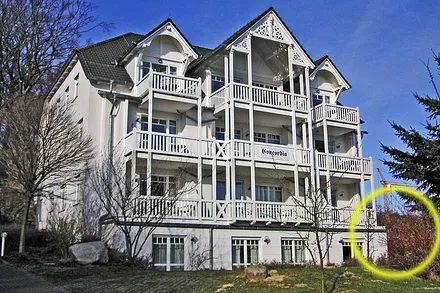 Lage der Ferienwohnung im Haus I der Parkresidenz Concordia