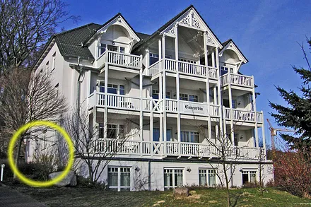 Lage der Wohnung in der Parkresidenz Concordia im Ostseebad Sellin