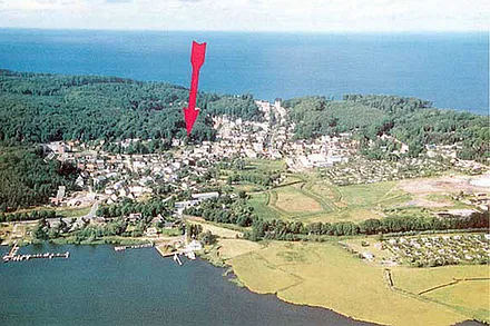 Lage der Parkresidenz Concordia in Sellin  