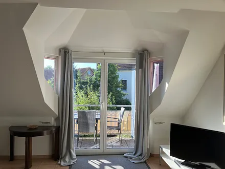 Blick auf den Balkon