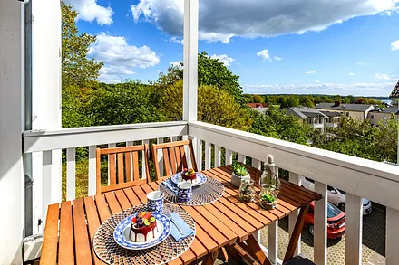 Balkon der Ferienwohnung 15