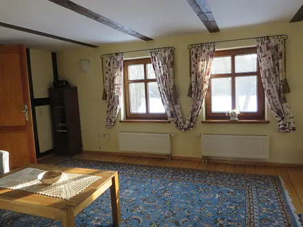 Wohnzimmer, Blick in den Garten