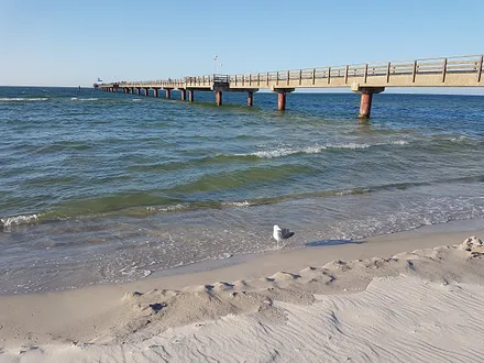 alte Seeebrücke von Prerow