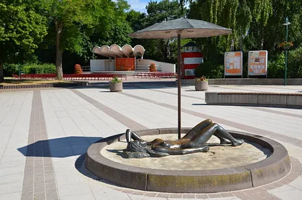 Strandvorplatz mit Konzertmuschel