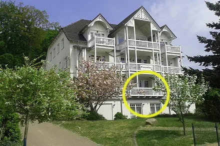 Lage der Ferienwohnung 02 in der Ferienresidenz