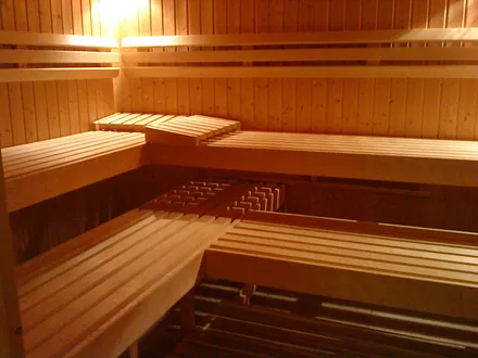 Sauna im Wellnessbereich (Untergeschoss)