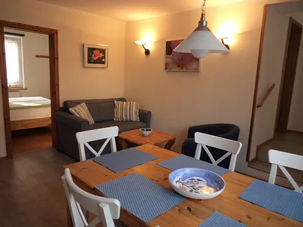 Blick auf Schlafzimmer 1