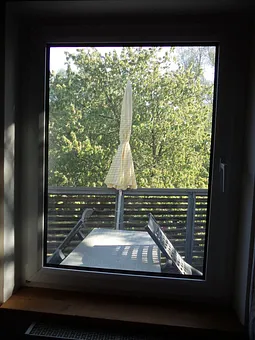 Blick aus dem Schlafzimmer