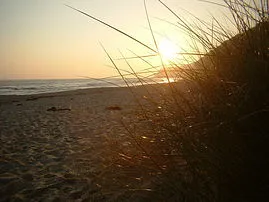 Sonnenuntergang am Strand von Binz