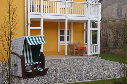 Blick auf die Terrasse 2008