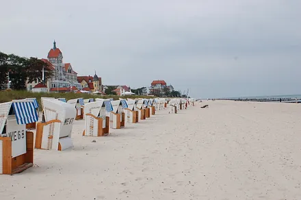 Strand in der Nähe der Villa Felice 2008