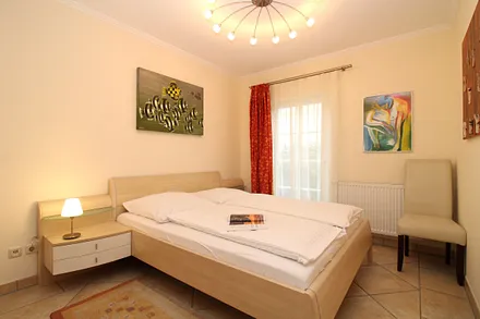 Schlafzimmer der Villa Felice