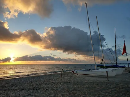 Sonnenaufgang am Strand von Zinnowitz