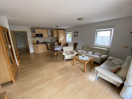 Wohnbereich und Küche