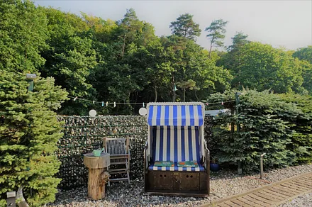 sonniges Plätzchen im Strandkorb