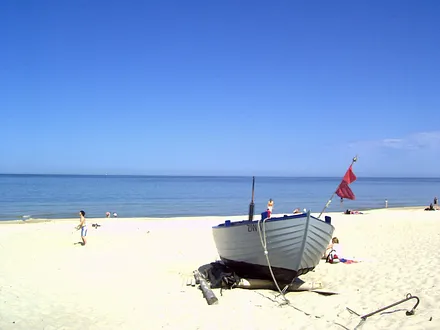 Strand von Zinnowitz  auf der Insel Usedom
