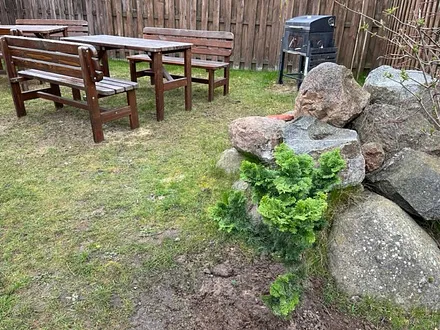 Garten mit Grillecke