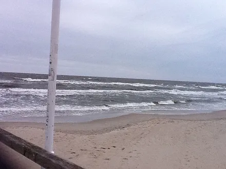Strand von Zinnowitz im Herbst