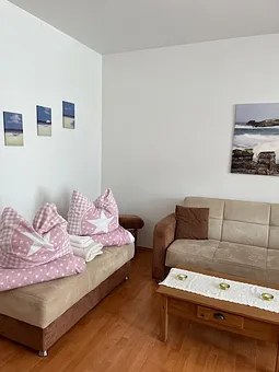 Wohnzimmer zusätzliche Aufbettung möglich