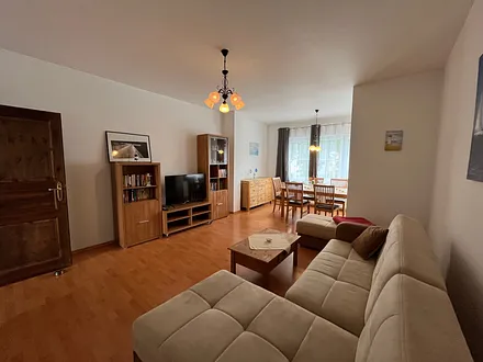 Wohnzimmer mit Erker