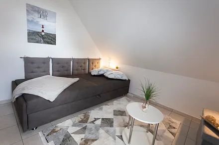 Schlafzimmer mit 2 Einzelbetten