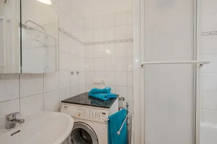 Badezimmer/Die Waschmaschine ist nicht nutzbar