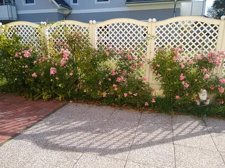 Abgrenzung der Terrasse