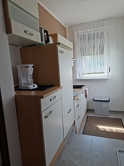 Eingang mit Küche