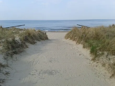 ein Strandzugang