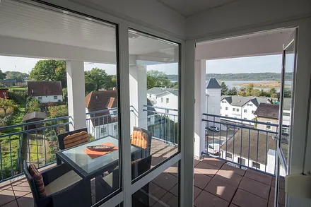 Blick von der Dachterrasse