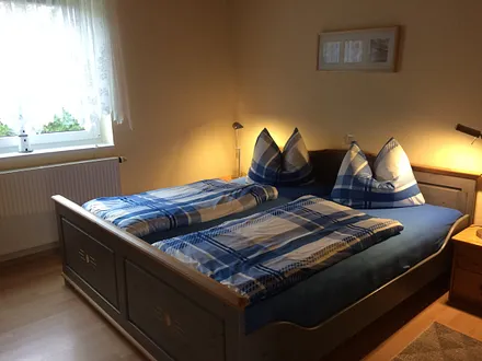 Schlafraum mit Doppel-und Etagenbett