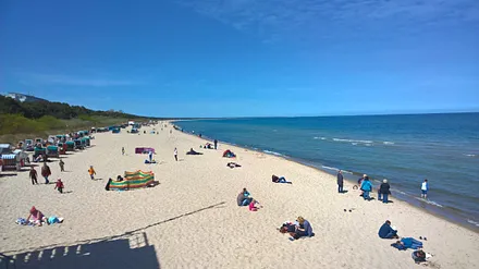 Sonne, Sand und blaues Meer