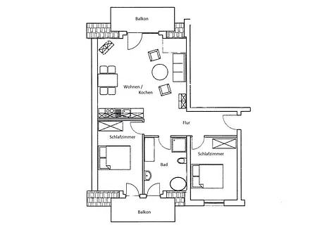 Grundriss " Seestern "