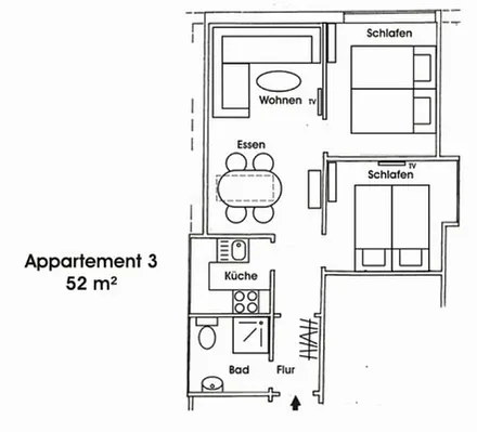 Grundriss Fewo Lübecker Bucht