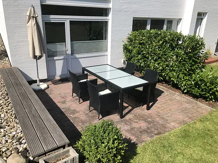 Terrasse Fewo Strandallee