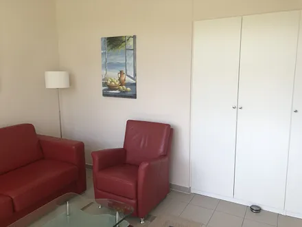 Ansicht Wohnzimmer mit Einbauschrank