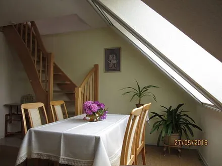 Essplatz im Wohnzimmer