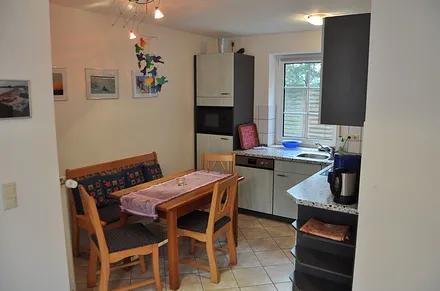 Küchen- und Essbereich der Wohnung