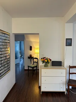 Übergang von der Wohnküche zur Diele