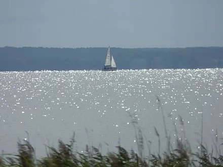 Blick auf das Achterwasser