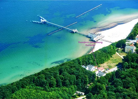 Luftaufnahme von der Wohnung