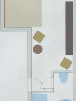 Grundriss Zimmer oben