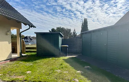 Schuppen zum Einschließen von Fahrrädern