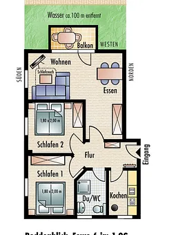 Grundriss Wohnung 6