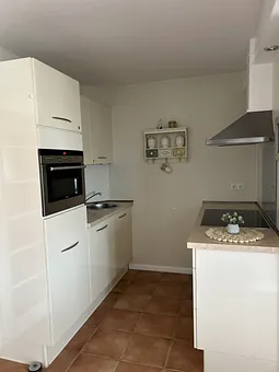 Küche mit Backofen inkl. Mikrowelle und Geschirrspüler