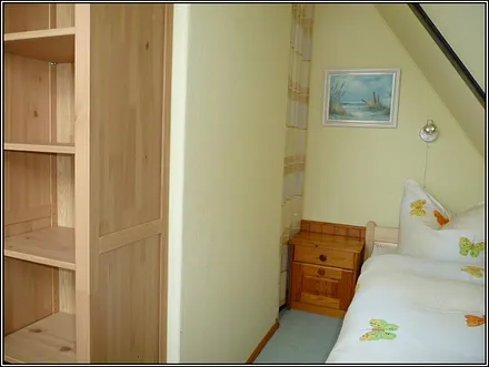 Schlafzimmer mit Einzelbett